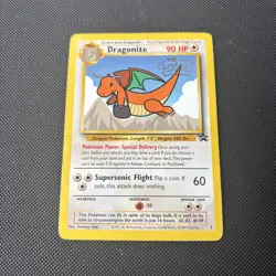 Pokemon Card Black Star Promo Dragonite 5 WB Pokemon Movie WOTC - Image 3