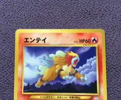 Entei Pokemon Card LV.24 Japanese No.244 Nintendo EX - Image 2