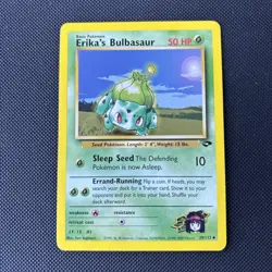 Pokemon Card Gym Challenge Erika's Bulbasaur 39/132 WOTC Rare - Image 1
