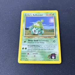 Pokemon Card Gym Challenge Erika's Bulbasaur 39/132 WOTC Rare - Image 3