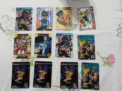 Vtg 12x 1990s Carddass Prism Card Lot - Yu Yu Hakusho Mega Man Virtua Fighter - Image 1