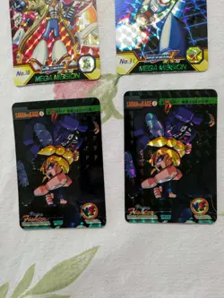 Vtg 12x 1990s Carddass Prism Card Lot - Yu Yu Hakusho Mega Man Virtua Fighter - Image 4