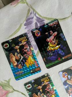 Vtg 12x 1990s Carddass Prism Card Lot - Yu Yu Hakusho Mega Man Virtua Fighter - Image 5