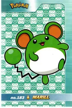 Pokemon Shiny Art Card Set #183 Marill - Image 1