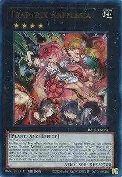 Traptrix Rafflesia - RA02-EN034 - Ultra Rare - 1st Edition NM Yugioh 25th Annive - Image 1