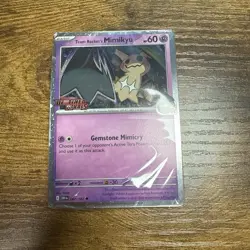 SEALED Pokemon TCG Team Rocket's Mimikyu Destined Rivals Stamped 40-Card Deck - Image 1