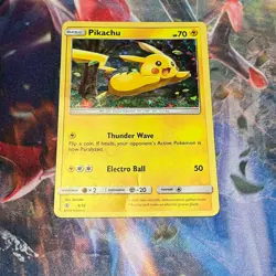 Pikachu ~ 5/12 ~ Holo ~ MCDONALD’S PROMO 2016 ~ DAMAGED ~ Pokemon Card - Image 1