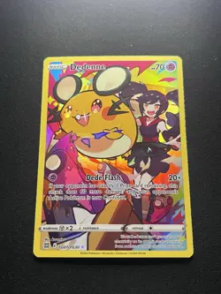 Pokemon TCG Dedenne Brilliant Stars Trainer Gallery Card TG07/TG30 Swsh09 - Image 1