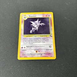 Pokemon Card Fossil Set Holo Haunter 6/62 WOTC - Image 2