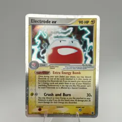 Pokemon Electrode ex 107/112 EX FireRed & LeafGreen Holo Ultra Rare 90 HP Card - Image 1