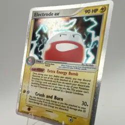 Pokemon Electrode ex 107/112 EX FireRed & LeafGreen Holo Ultra Rare 90 HP Card - Image 2