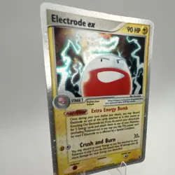 Pokemon Electrode ex 107/112 EX FireRed & LeafGreen Holo Ultra Rare 90 HP Card - Image 3