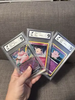 Bundle 3 Clefairy Pokemon Card Slabs Bundle RKT Graded - Image 1