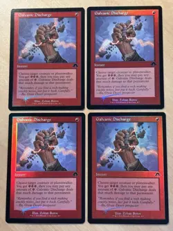 MTG Magic Gathering 1x Galvanic Discharge Foil Retro Frame Modern Horizons 3 NM - Image 1