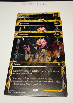 Magic the Gathering MTG Fracture x3 Rare Cards NM/M Strixhaven - Image 1