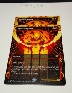 Magic the Gathering MTG Pyretic Ritual x2 Rare Cards NM/M Strixhaven - Image 1