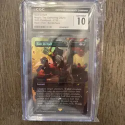 CGC 10.0 2025 MTG Magic the Gathering Secret Lair Foil Deadpool Marvel #1755 - Image 1