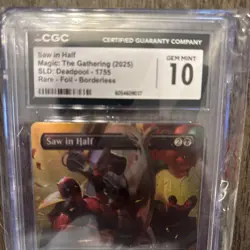 CGC 10.0 2025 MTG Magic the Gathering Secret Lair Foil Deadpool Marvel #1755 - Image 2