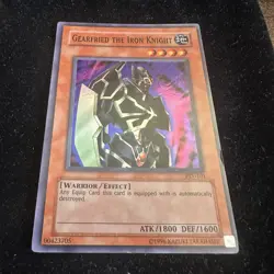 Yugioh! TCG Gearfried the Iron Knight PSV-101 Super Rare Unlimited Holo HP - Image 2
