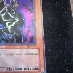 Yugioh! TCG Gearfried the Iron Knight PSV-101 Super Rare Unlimited Holo HP - Image 3