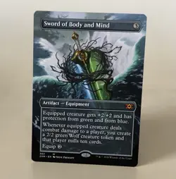 MTG Sword of Body and Mind - Borderless - 2XM NM - Image 1
