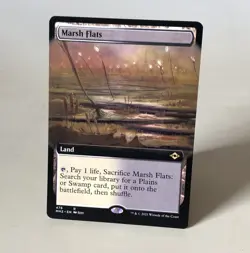 MTG - Marsh Flats - Extended Art - MH2 NM - Image 1