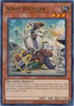 Scrap Recycler - MAGO-EN117 - Rare - 1st Edition NM Yugioh Maximum Gold - Image 1
