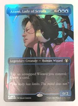 Azami, Lady of Scrolls (Borderless) Commander Masters Foil - MTG RARE - Image 1
