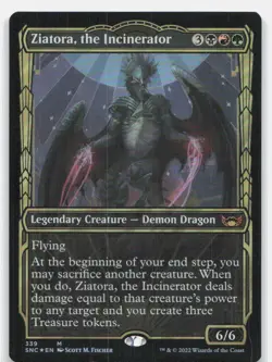 Ziatora, the Incinerator (Showcase) *Foil* SNC 339 NM - Image 1