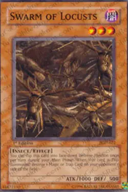 Swarm of Locusts - PGD-022 - Common - Unlimited Edition LP Yugioh Pharaonic Guar - Image 1