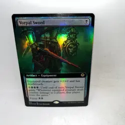 Vorpal Sword Extended Art Adventures Forgotten Realms Magic: The Gathering Foil - Image 1