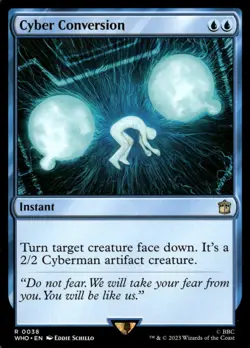 Cyber Conversion 38 Rare Universes Beyond: Doctor Who Magic: The Gathering NM - Image 1