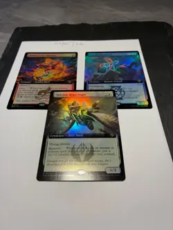 Magic the Gathering MTG Assorted x3 Rare Extended FOIL Cards NM/M Strixhaven 3/3 - Image 2