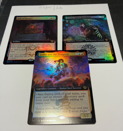 Magic the Gathering MTG Assorted x3 Rare Extended FOIL Cards NM/M Strixhaven 2/3 - Image 1