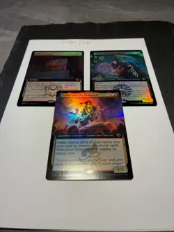 Magic the Gathering MTG Assorted x3 Rare Extended FOIL Cards NM/M Strixhaven 2/3 - Image 2