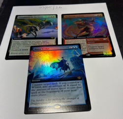 Magic the Gathering MTG Assorted x3 Rare Extended FOIL Cards NM/M Strixhaven 1/3 - Image 1