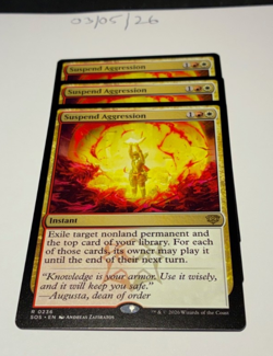 Magic the Gathering MTG Suspend Aggression x3 Rare Cards NM/M Strixhaven - Image 1
