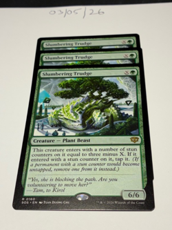 Magic the Gathering MTG Slumbering Trudge x3 Rare Cards NM/M Strixhaven - Image 1