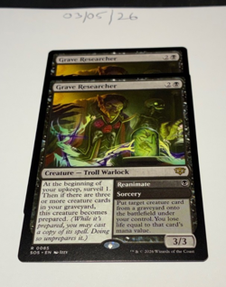 Magic the Gathering MTG Grave Researcher x2 Rare Cards NM/M Strixhaven - Image 1
