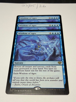 Magic the Gathering MTG Wisdom of Ages x3 Rare Cards NM/M Strixhaven - Image 1