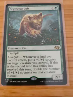 MTG Scythecat Cub 0024 J25 / Foundations M/NM Free UK P&P - Image 1