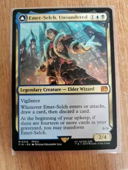 Mtg Magic The Gathering Emet-Selch Unsundered NM Final Fantasy #218 - Image 1