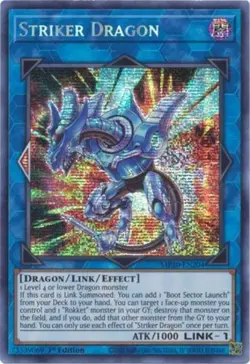 Striker Dragon - MP20-EN204 - Prismatic Secret Rare - 1st Edition NM Yugioh 2020 - Image 1