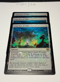 Magic the Gathering MTG Together as One x3 Rare Cards NM/M Strixhaven - Image 1