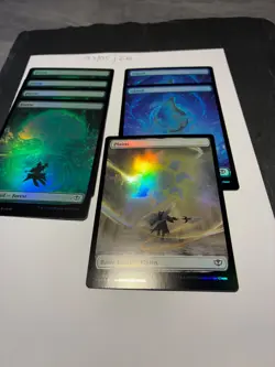 Magic the Gathering MTG Assorted Full Art x7 Land FOIL Cards NM/M Strixhaven - Image 2