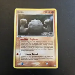 Pokemon Card - Ditto Geodude 62/113 EX Delta Species Reverse Holo - NM - Image 1