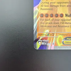 Pokemon TCG Mega Zygarde Ex MEP 071 Promo NM/M - Image 4