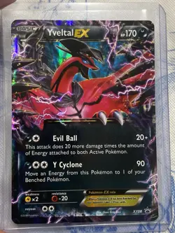 Pokemon TCG Yveltal EX - Promo XY Promos XY08 MP - SHIPS FREE SAME DAY FAST - Image 1