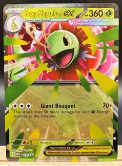 Mega Meganium ex 034 Black Star Promo Ascended Heroes Pokemon TCG NM - Image 1