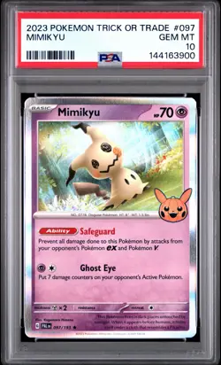 2023 POKEMON TRICK OR TRADE #097 MIMIKYU GEM MINT PSA 10 (LOW POP) (FREE S&H) - Image 1